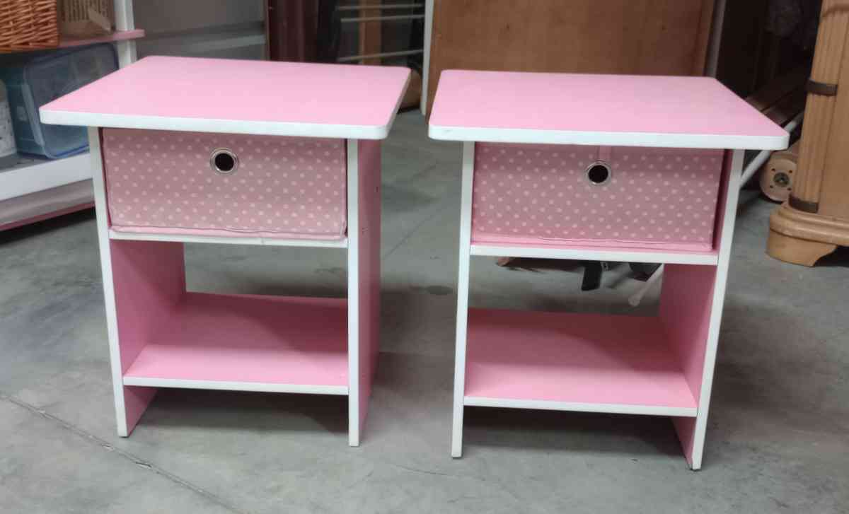 pink kids night stands - Lehi, Utah - FleaMarketBay