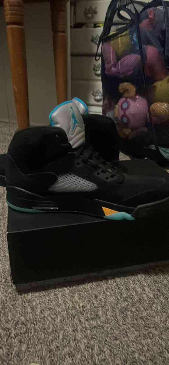 air Jordan retro 5 aqua size 11 - Claremore, Oklahoma