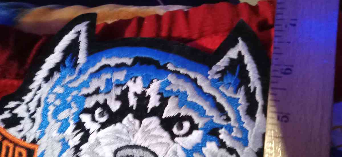 Lone Wolf Harley Davidson patch - Long Beach, Mississippi - FleaMarketBay