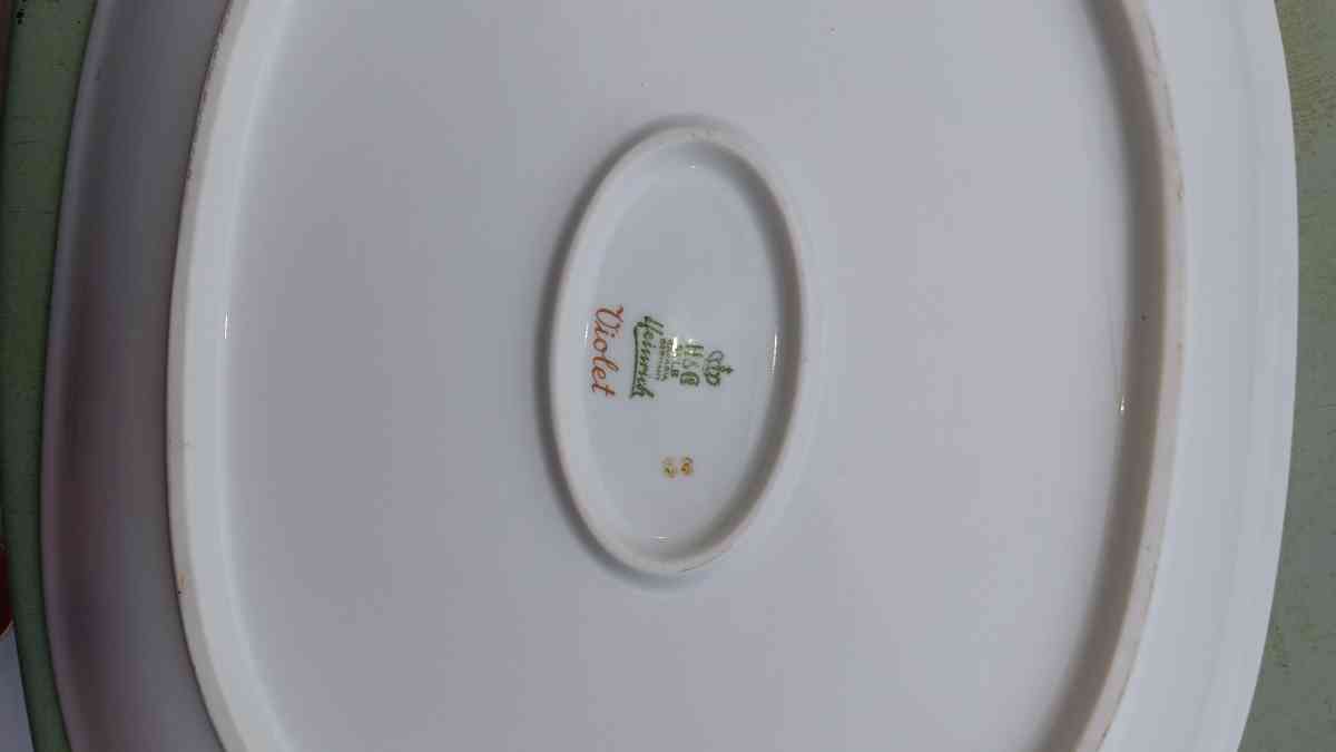 real fine china big  dinnerware set handpainted - Montgomery, Alabama - FleaMarketBay