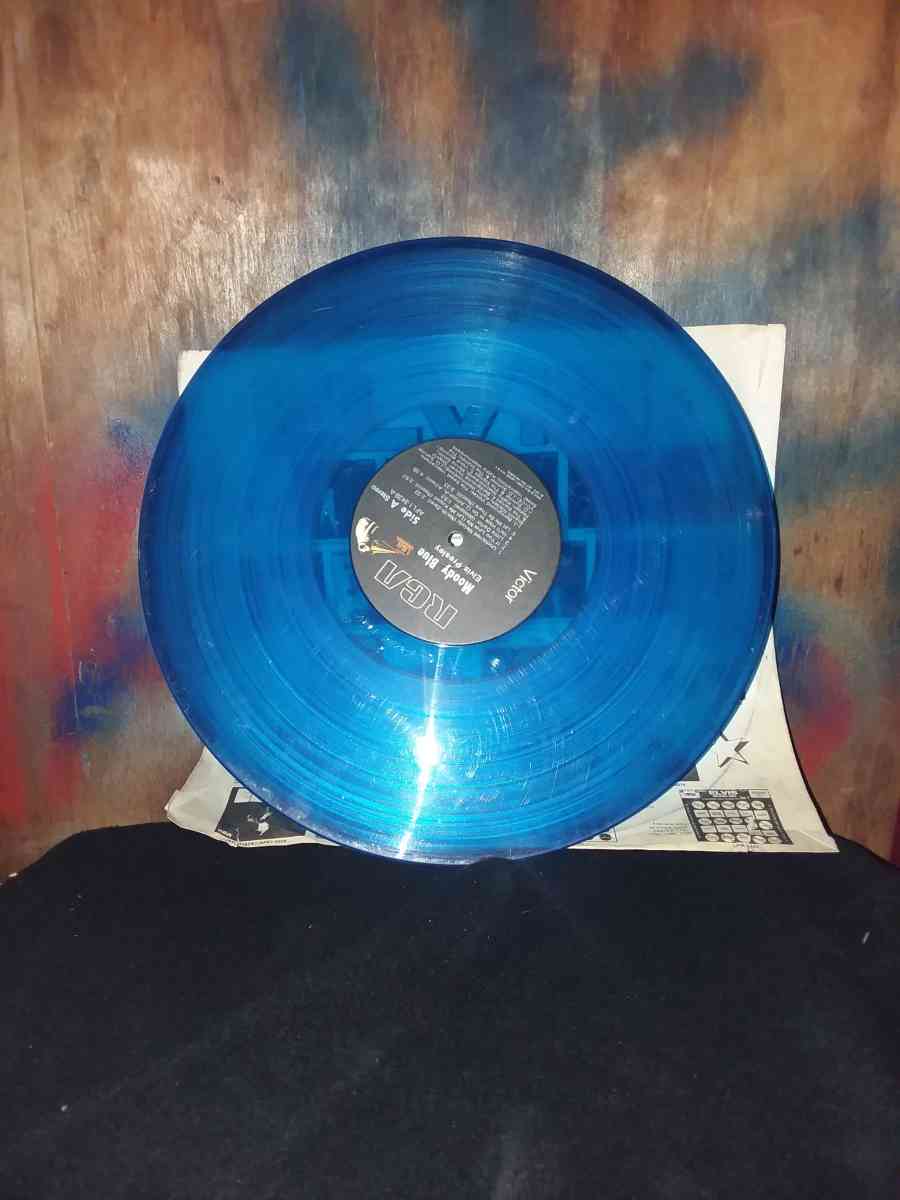 Elvis Presley moody blue Vinyl record - Indianapolis, Indiana - FleaMarketBay
