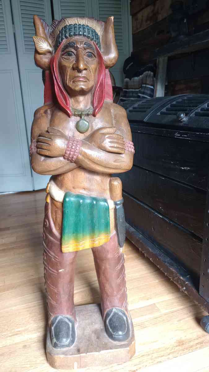 cigar shop wooden Indian - Bucyrus, Ohio - FleaMarketBay
