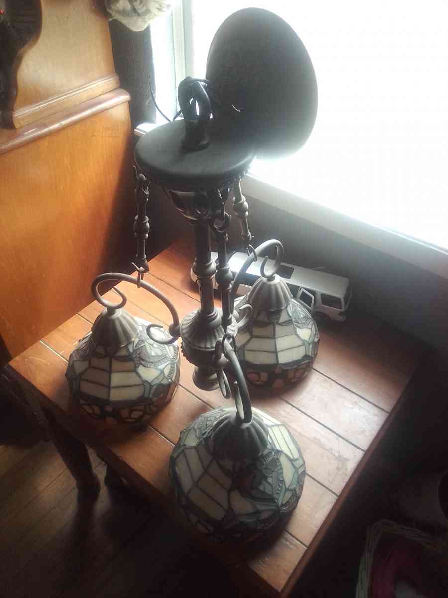 Stain Glass Chandelier - Lawton, Oklahoma