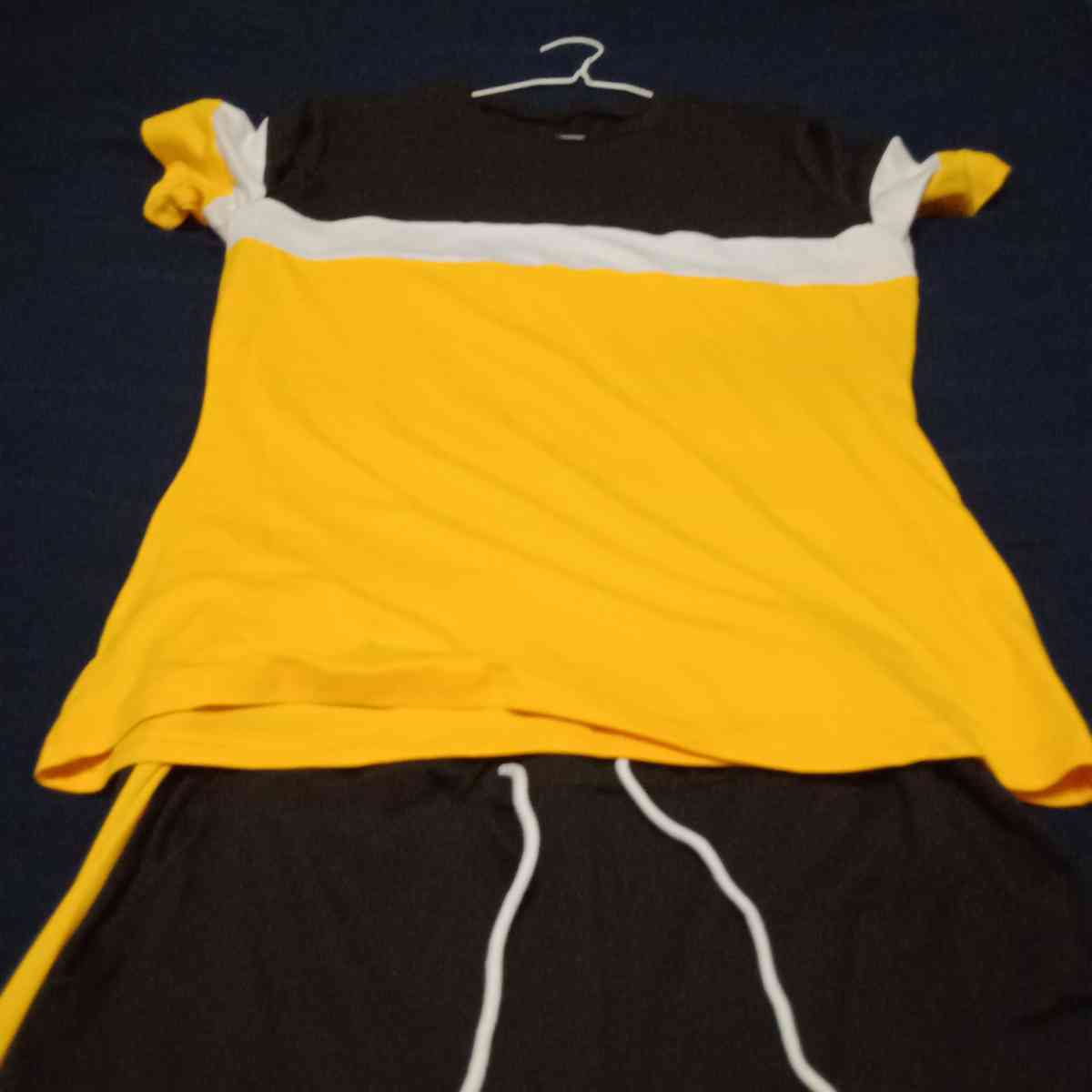 yellow color block 2 pc shorts - Walterboro, South Carolina