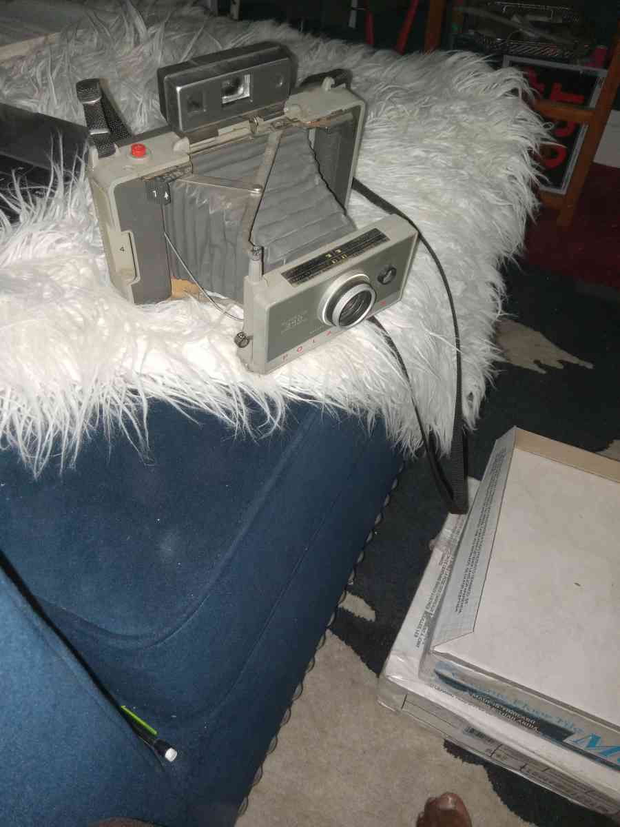 a vintage Polaroid camera - Clearlake, California