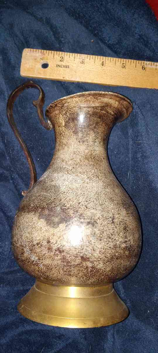 beautiful Vintage brass pitcher - Long Beach, Mississippi - FleaMarketBay