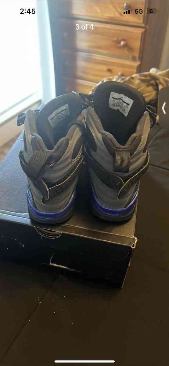 Air Jordan Retro Aqua 8s Youth Size 7 - Hurst, Texas - FleaMarketBay