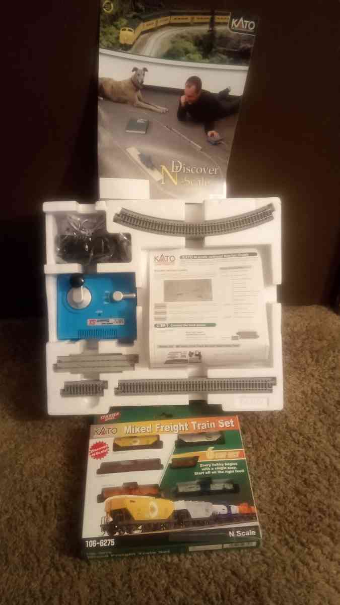 KATO N Scale freight train starter set - Spokane, Washington - FleaMarketBay
