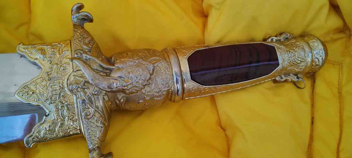 Chinese Dragon slayer sword - Hemet, California - FleaMarketBay