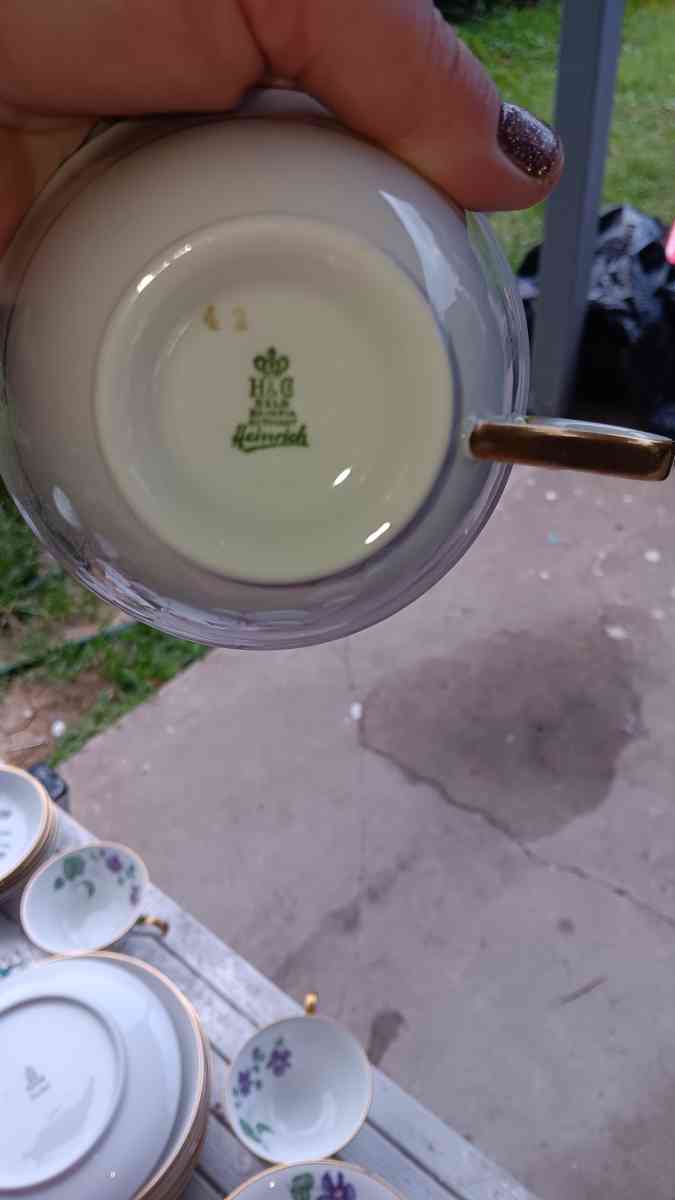 real fine china big  dinnerware set handpainted - Montgomery, Alabama - FleaMarketBay