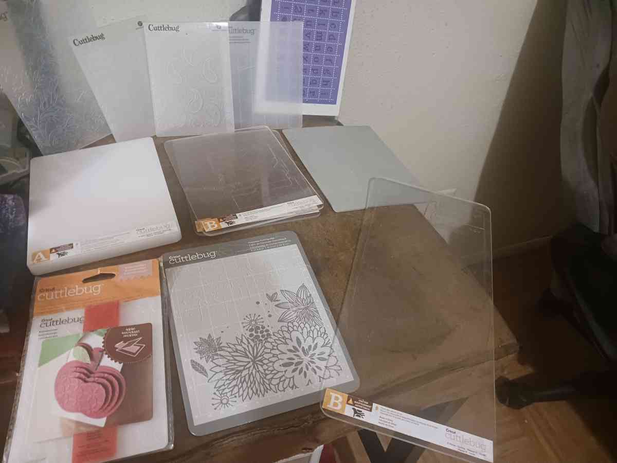 Lot of Cuttlebug Items