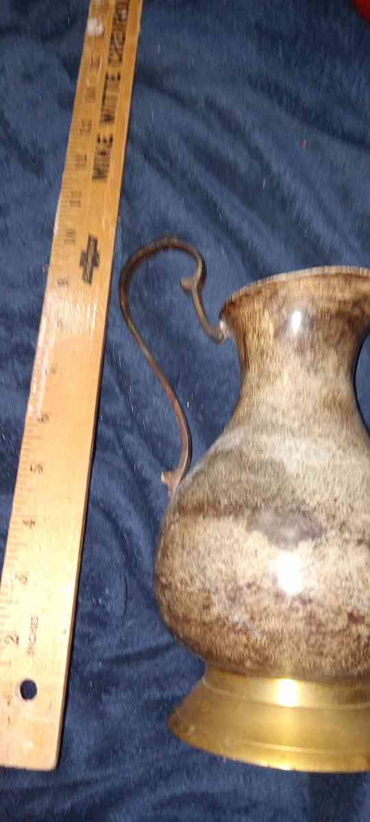beautiful Vintage brass pitcher - Long Beach, Mississippi - FleaMarketBay