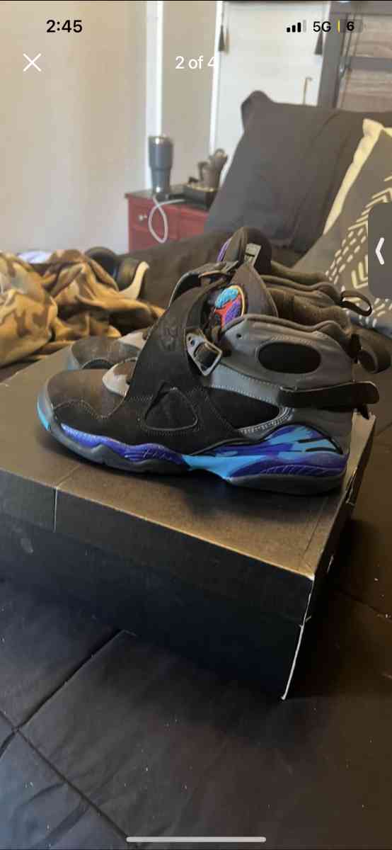 Air Jordan Retro Aqua 8s Youth Size 7 - Hurst, Texas
