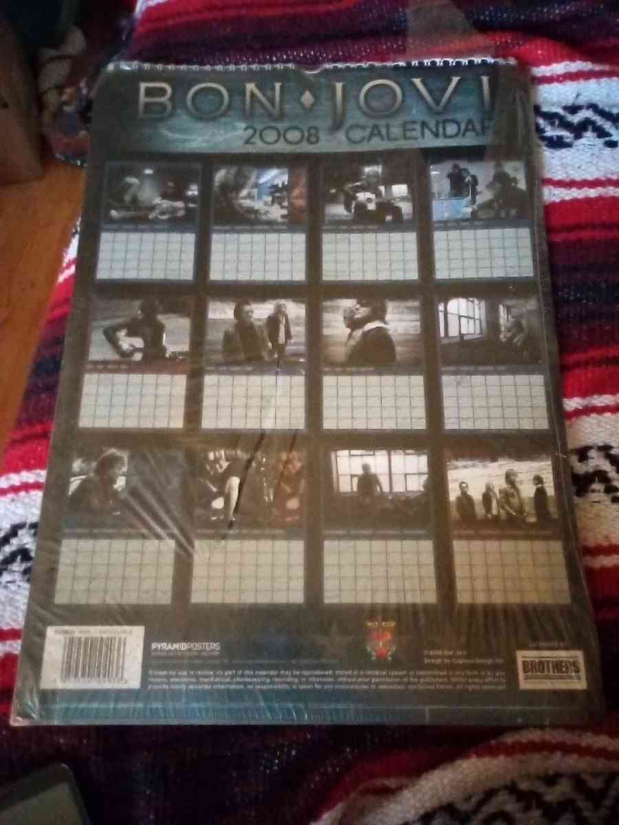 bon Jovi calander collectable - Conneaut, Ohio