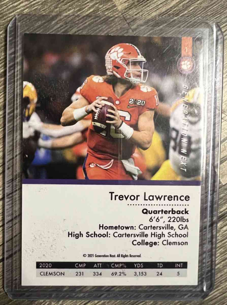 trevor lawrence rookie card - Dedham, Massachusetts - FleaMarketBay
