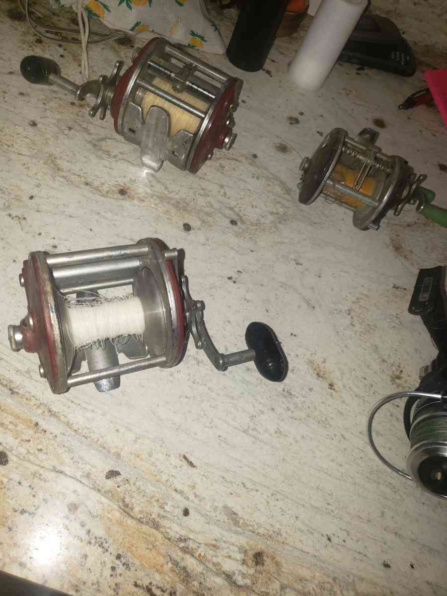 antique fishing reels