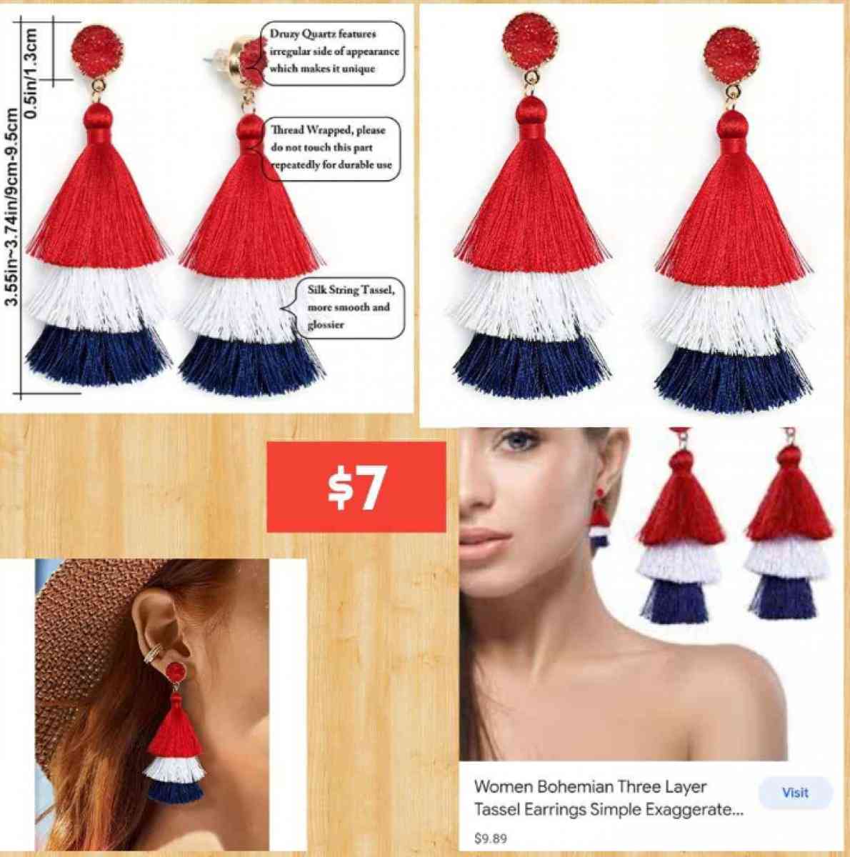 earrings - Edmond, Oklahoma - FleaMarketBay