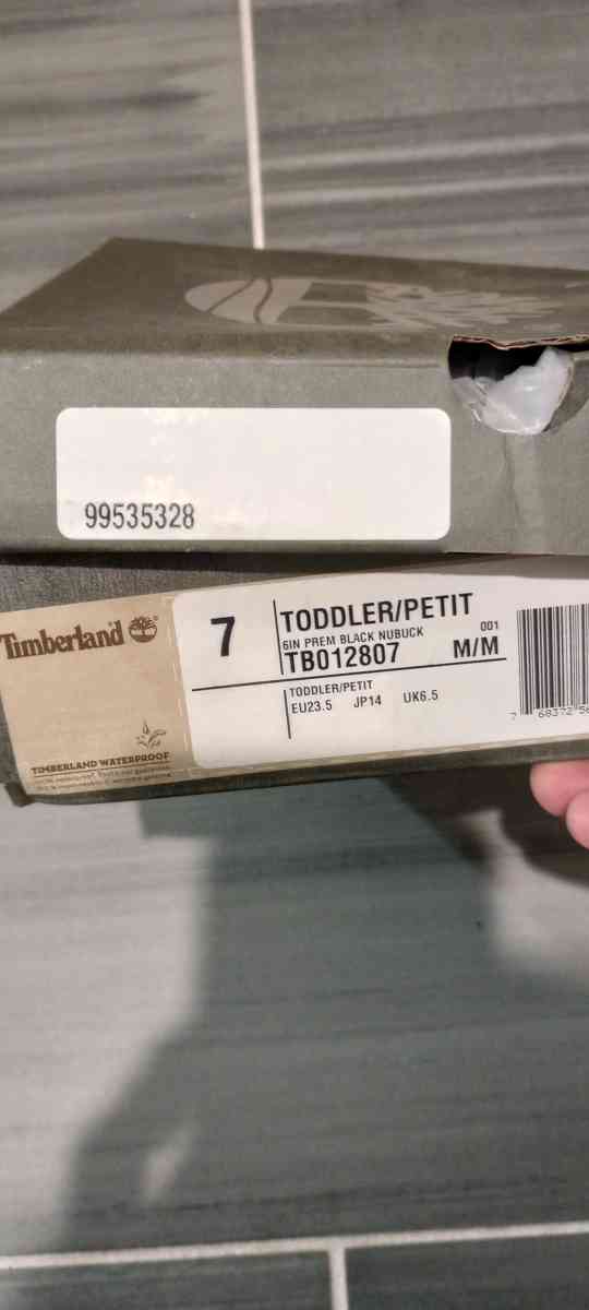 toddlers boys timberland boots size 7 brand new - Pearl, Mississippi - FleaMarketBay