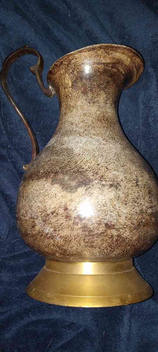 beautiful Vintage brass pitcher - Long Beach, Mississippi