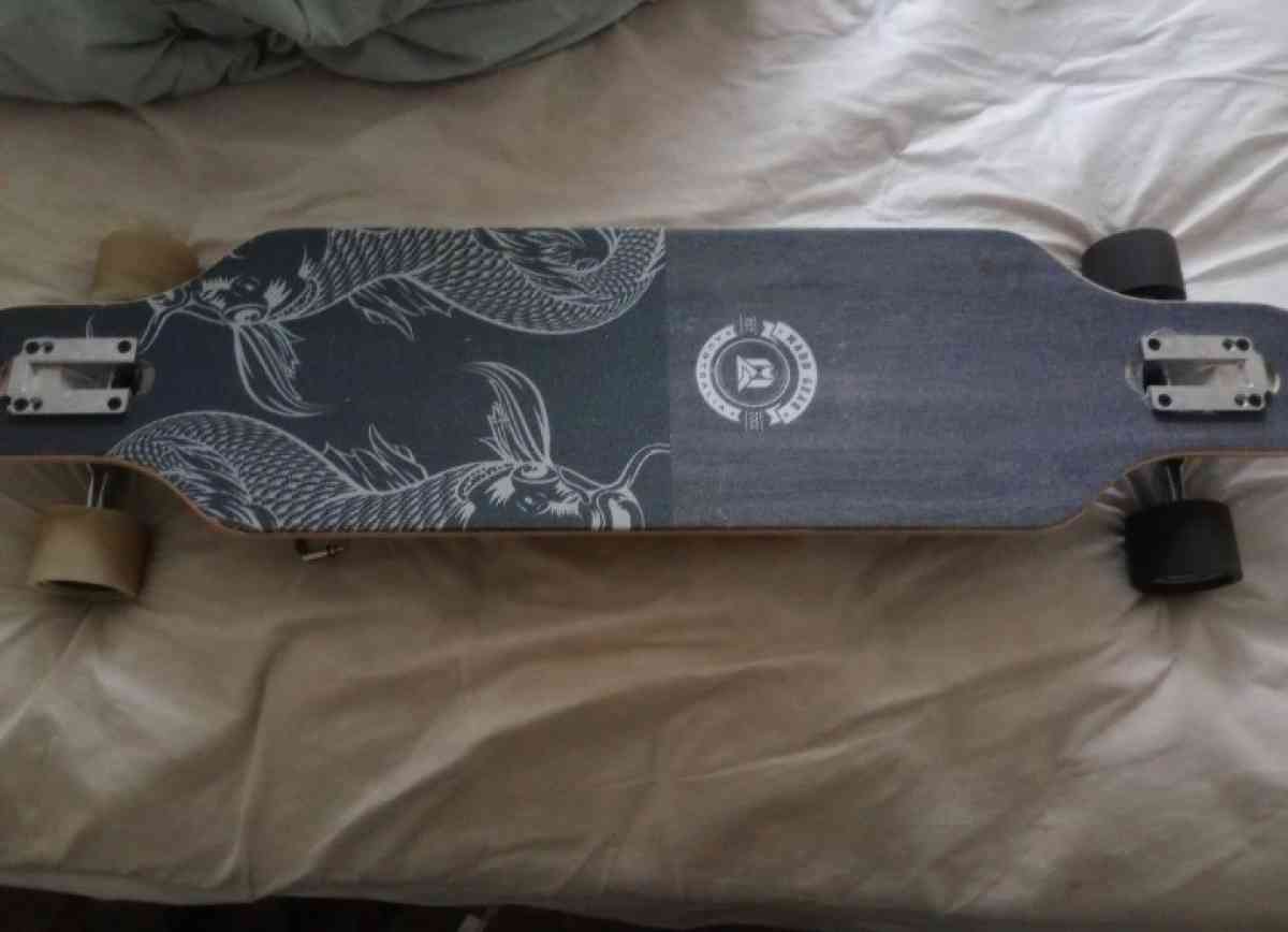 yin and yang longboard - Hampton, Virginia - FleaMarketBay
