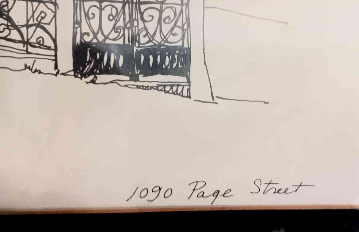 architectrial original sketch signed and professionally feam - Altamonte Springs, Florida - FleaMarketBay