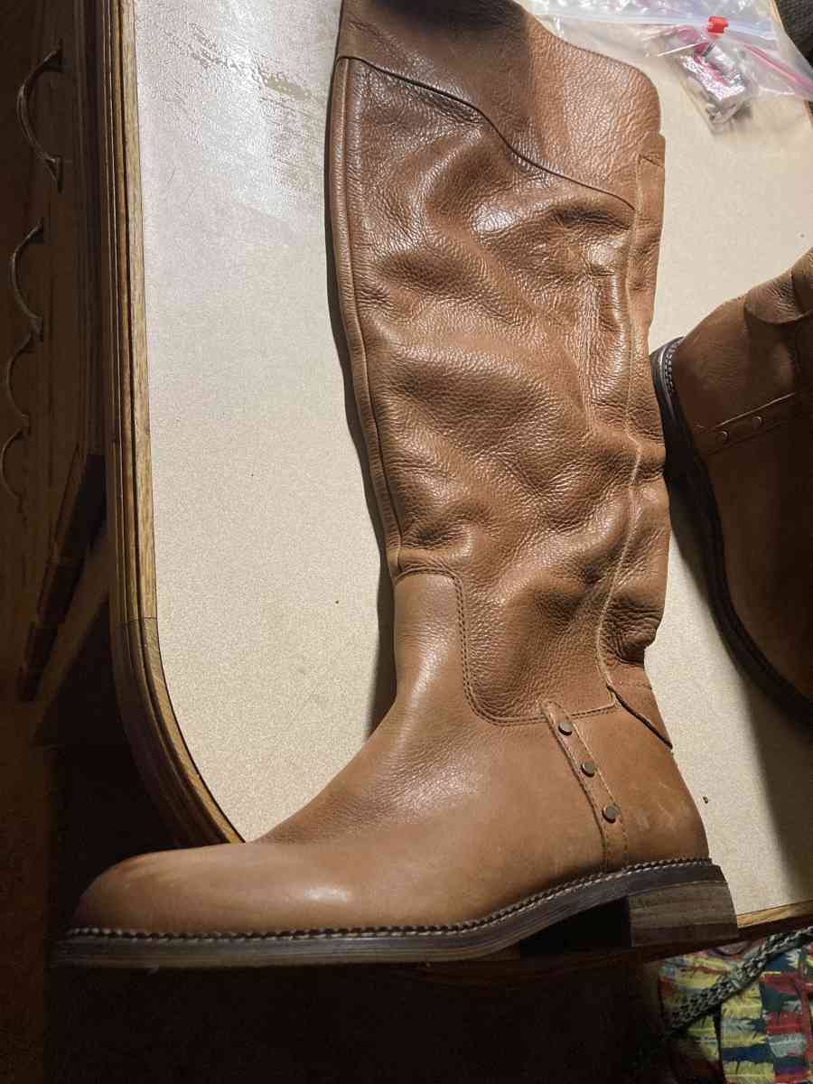 Franco Sarto Over the knee browns genuine leather boots - Bessemer, Alabama