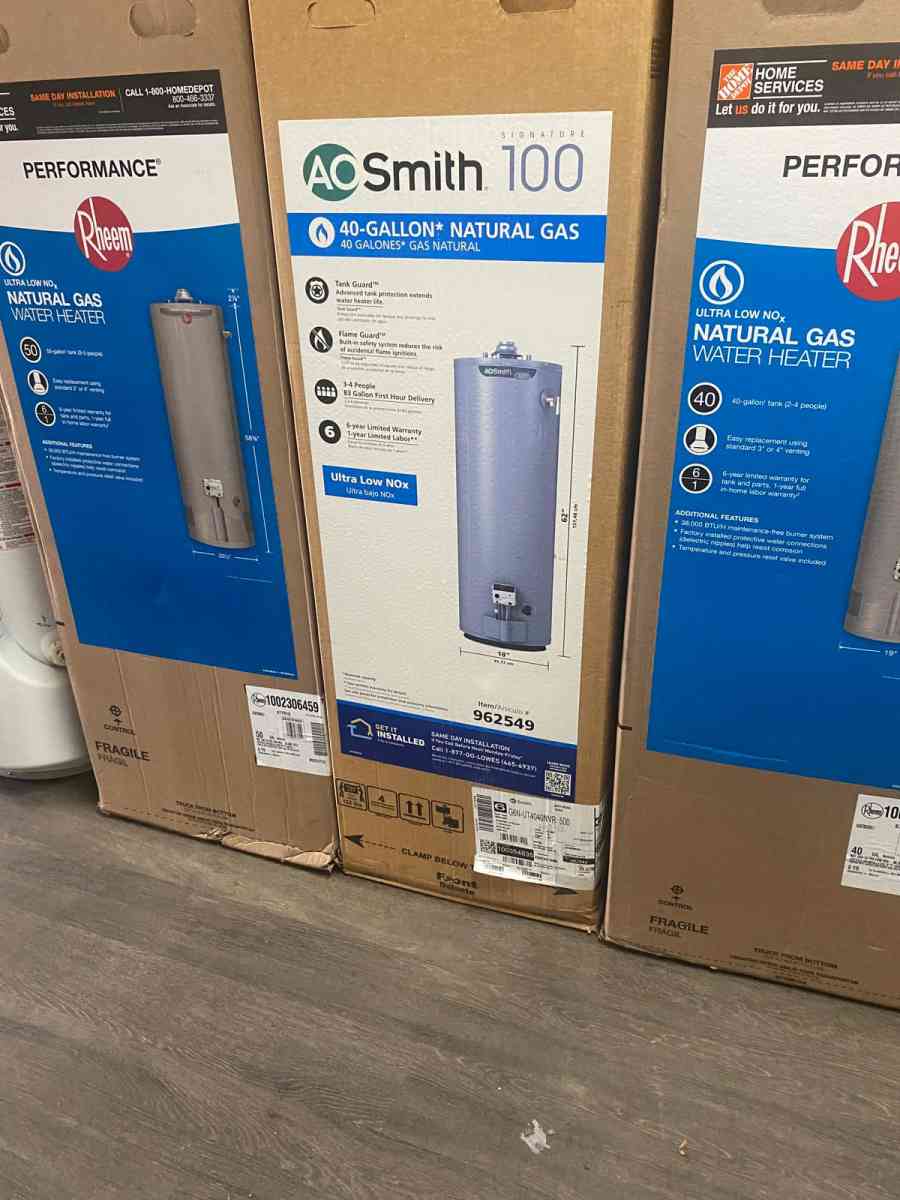 New Water heater - Bloomington, California