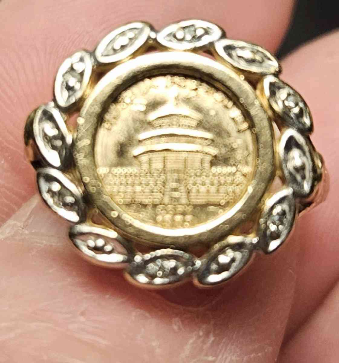 10k gold panda ring - Spartanburg, South Carolina - FleaMarketBay