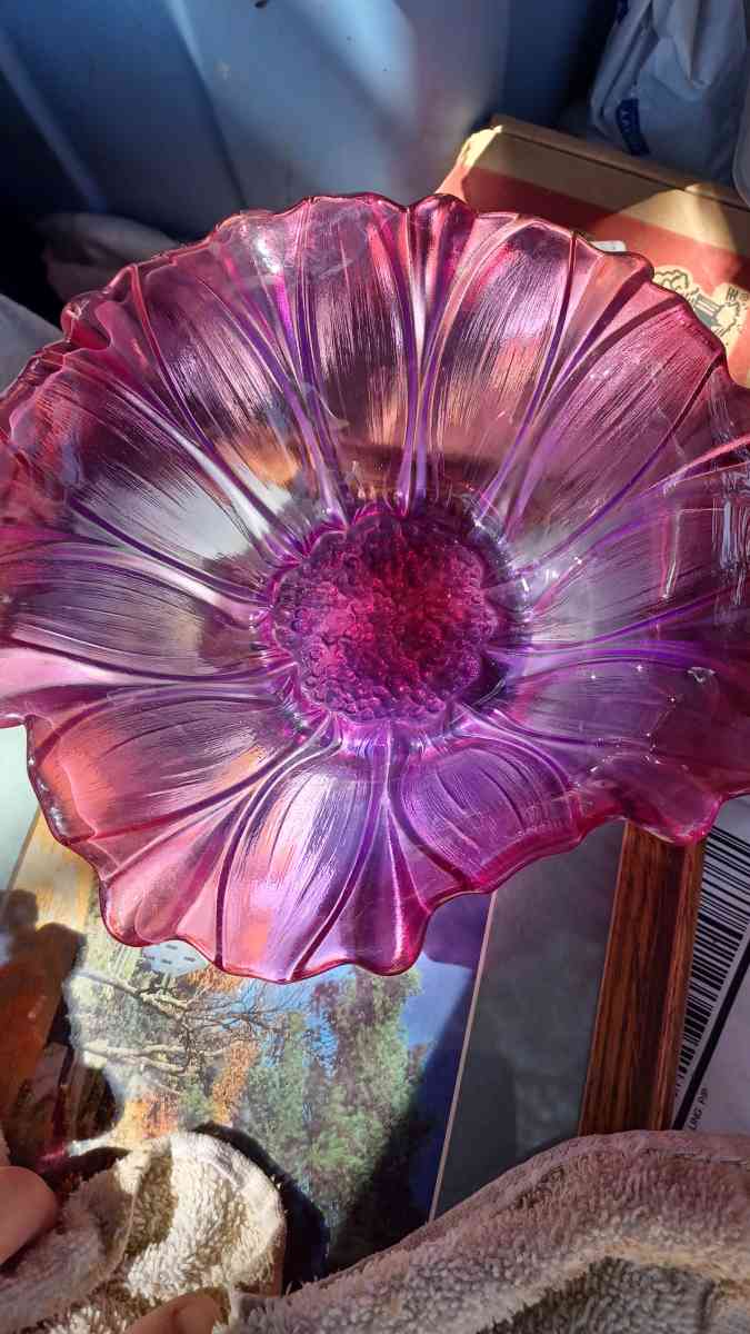 depression  glass bowl - Caliente, California