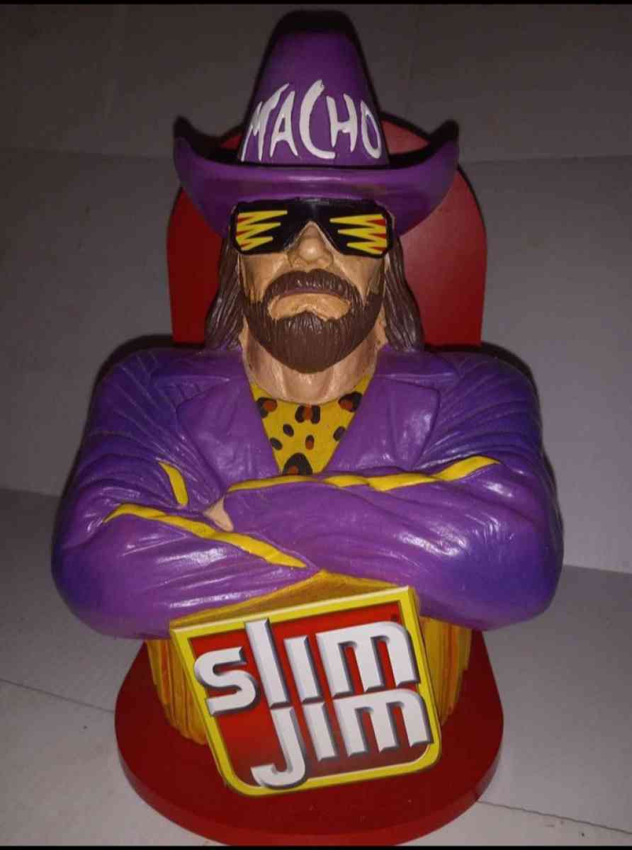 randy savage slim Jim holder - Ramseur, North Carolina - FleaMarketBay
