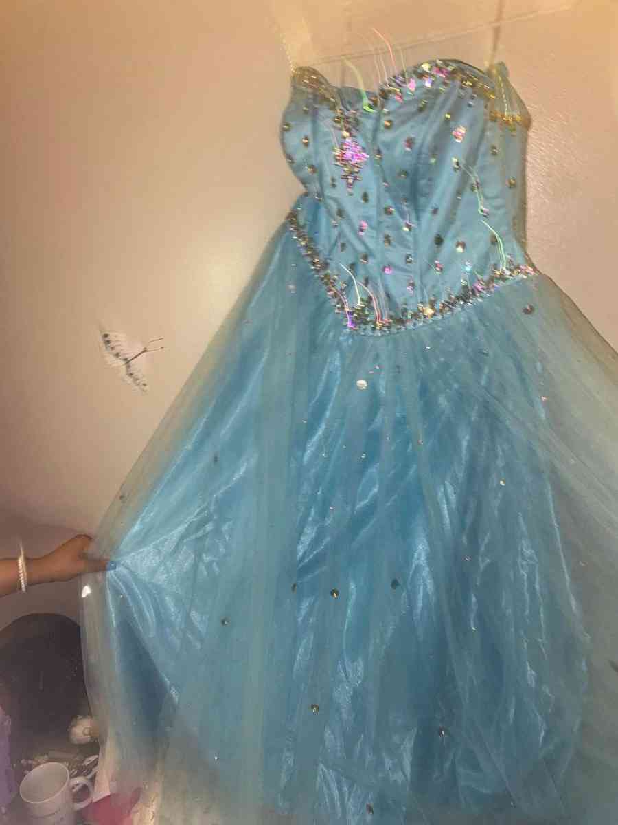 Icy Blue Quince Dress - Paradise Valley, Arizona - FleaMarketBay