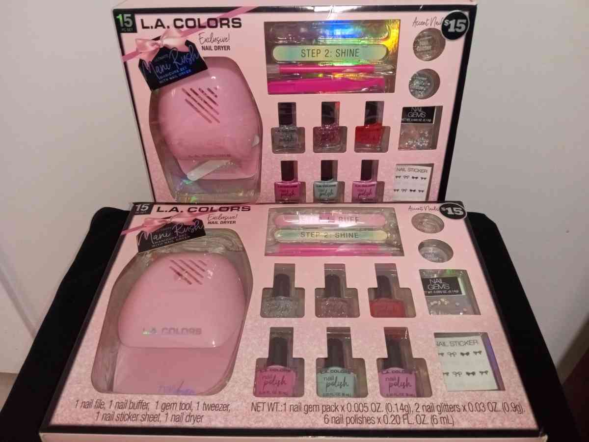 two manicure sets bundle