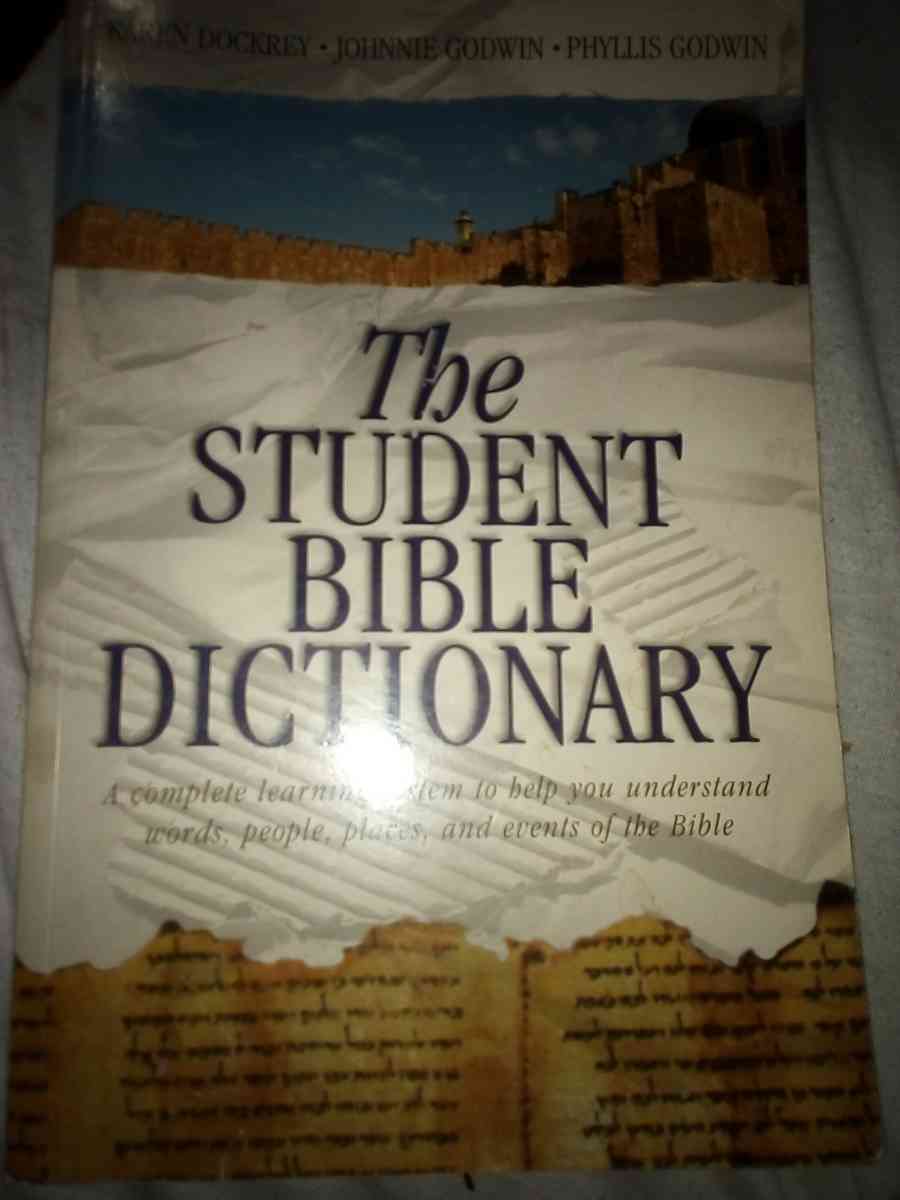 the student bible dictionary book - Conneaut, Ohio