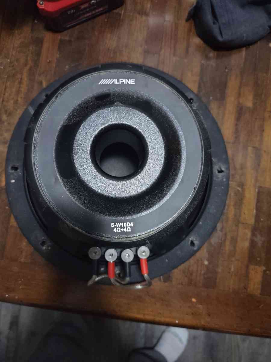 alpine competition sub in box fosgate amp - Fort Worth, Texas - FleaMarketBay