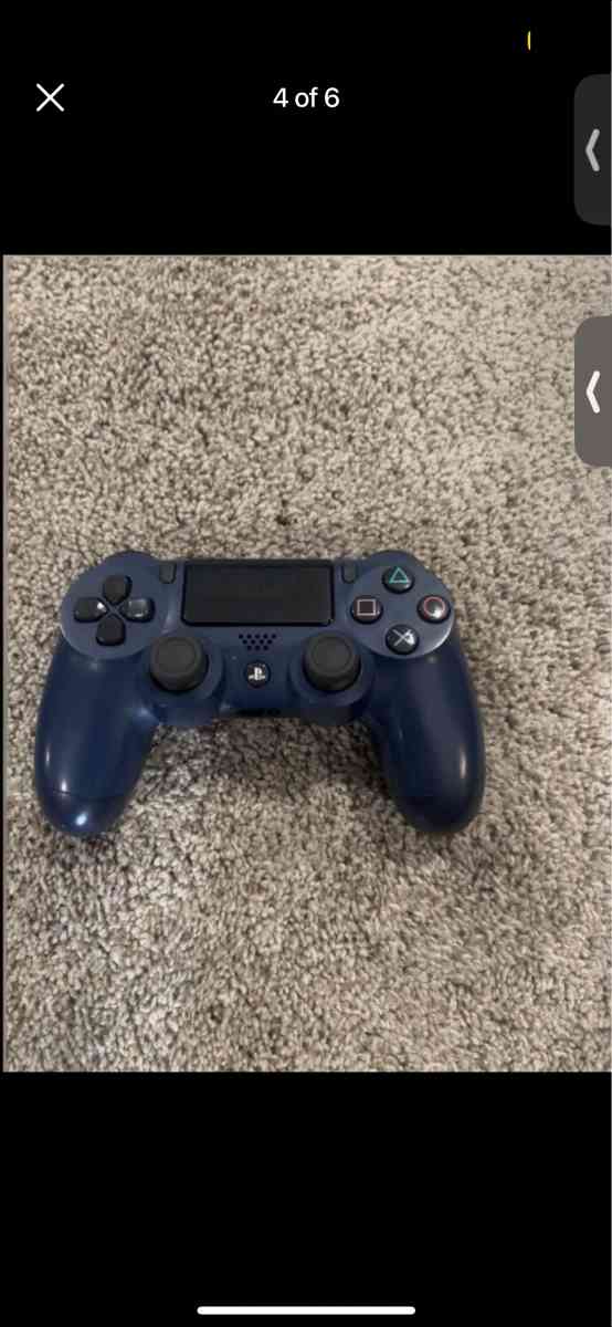 PlayStation 4 Slim 500 GB with blue controller and 5 games - Hurst, Texas - FleaMarketBay