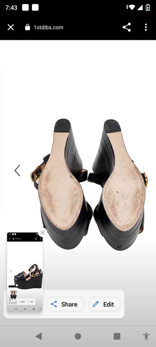 Gucci Kingsnake High Platform Heels - Tampa, Florida - FleaMarketBay