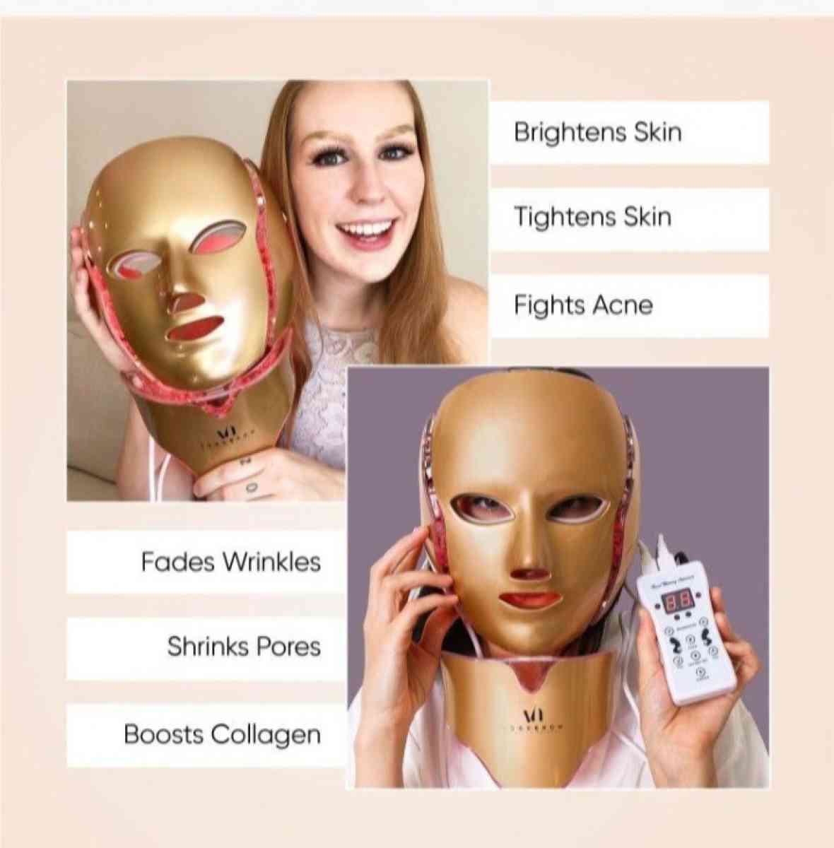 VogueNow Dermawave Photon Mask - Salt Lake City, Utah - FleaMarketBay