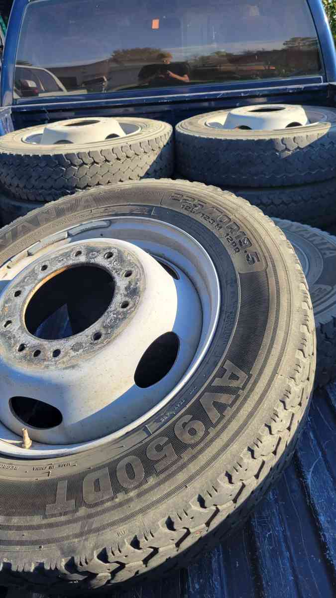 225 70R 19 5 F450 OEM wheels and good tires - Lewisville, Texas - FleaMarketBay