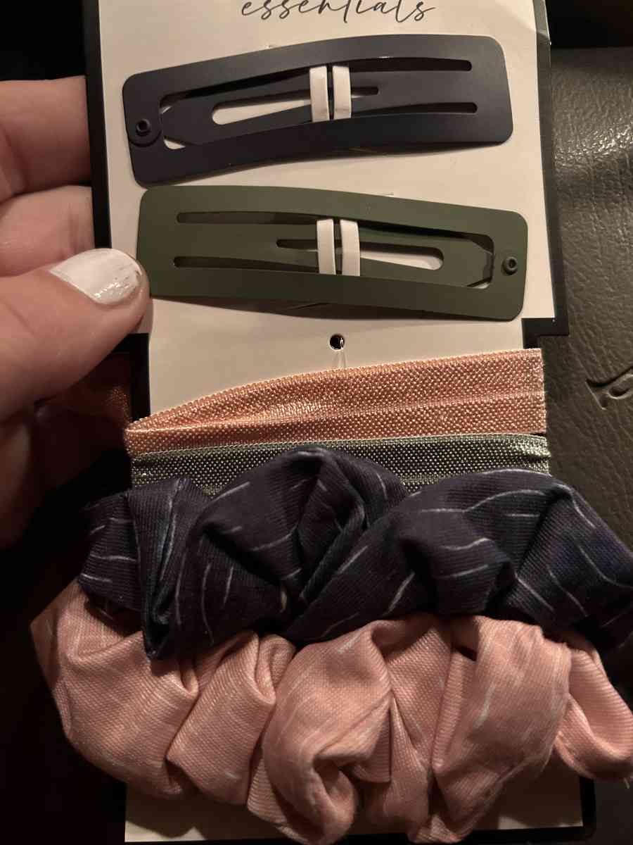 clips and scrunchies