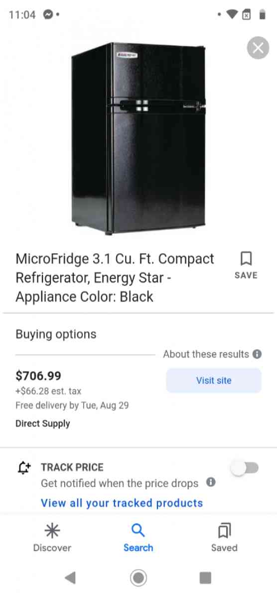 Microlux mini fridge with freezer - San Jose, California - FleaMarketBay