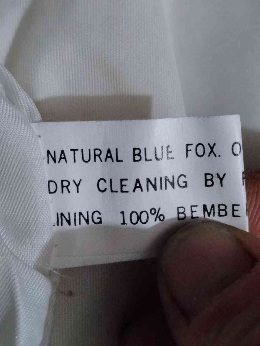 Blue fox fur coat - Yuba City, California