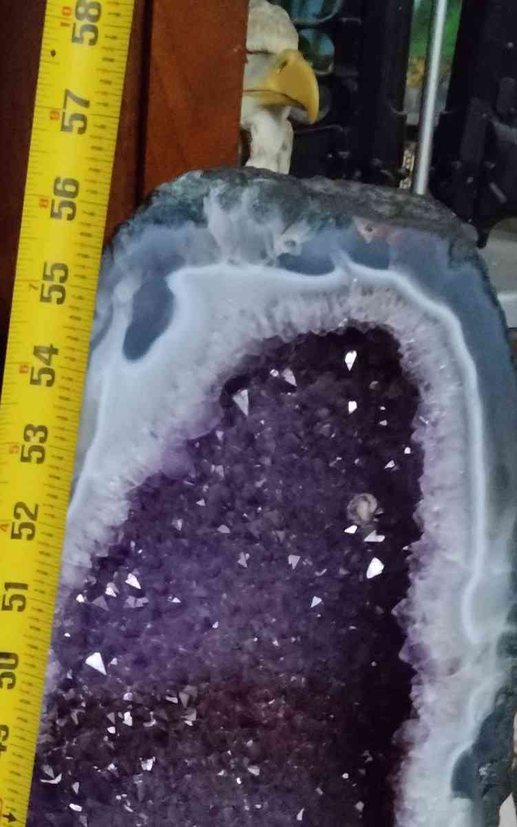 purple amethyst geode - Hemet, California