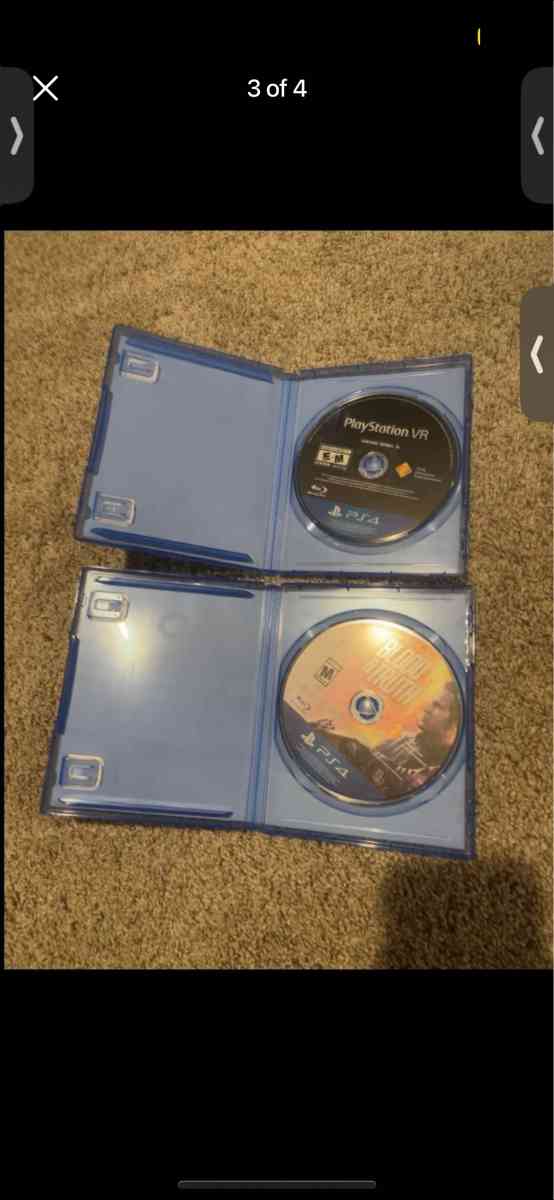 PSVR with mount and 2 games - Hurst, Texas - FleaMarketBay