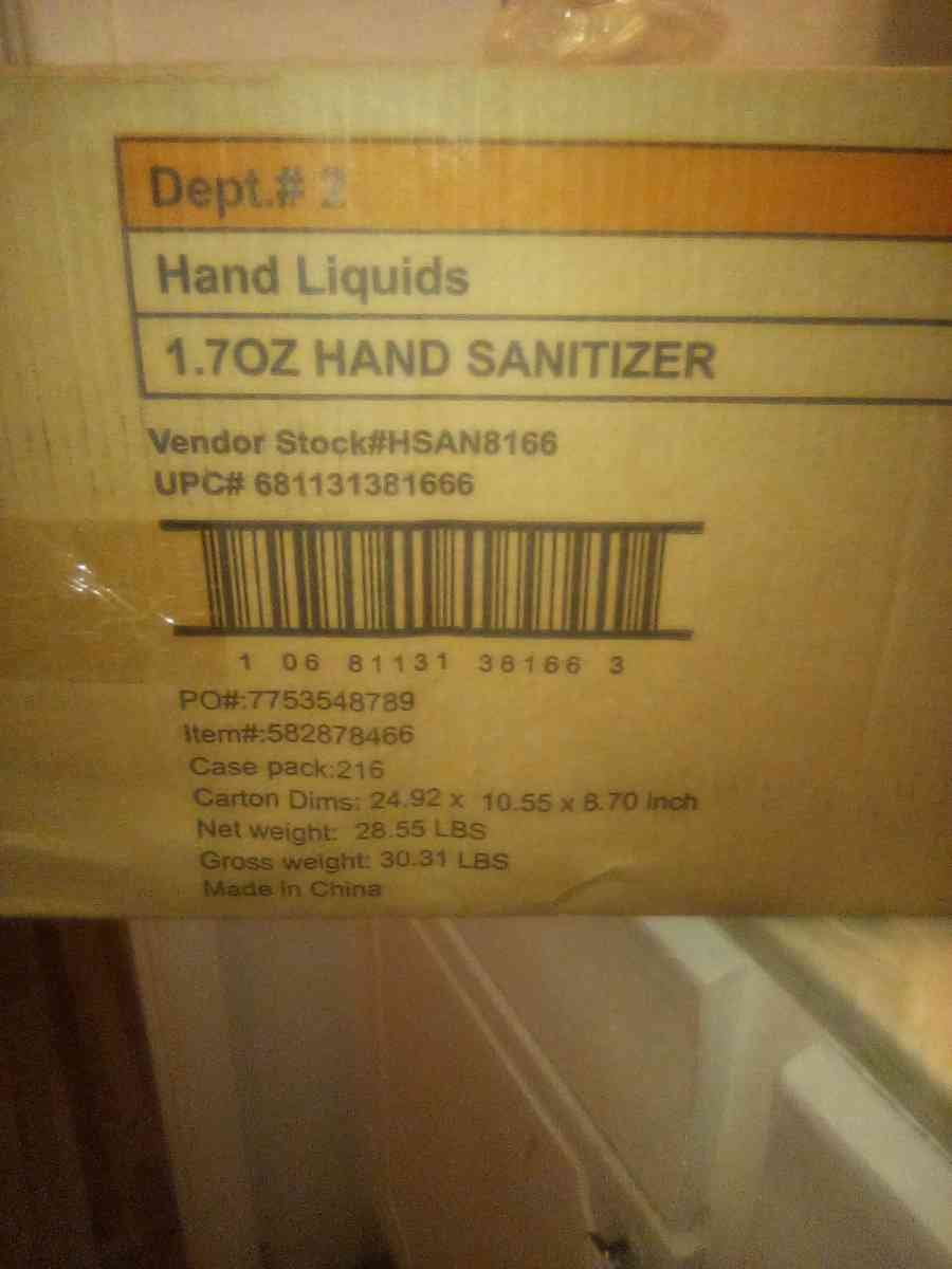moisturizing Hand sanitizer 216ct each box - Glendale, Arizona - FleaMarketBay