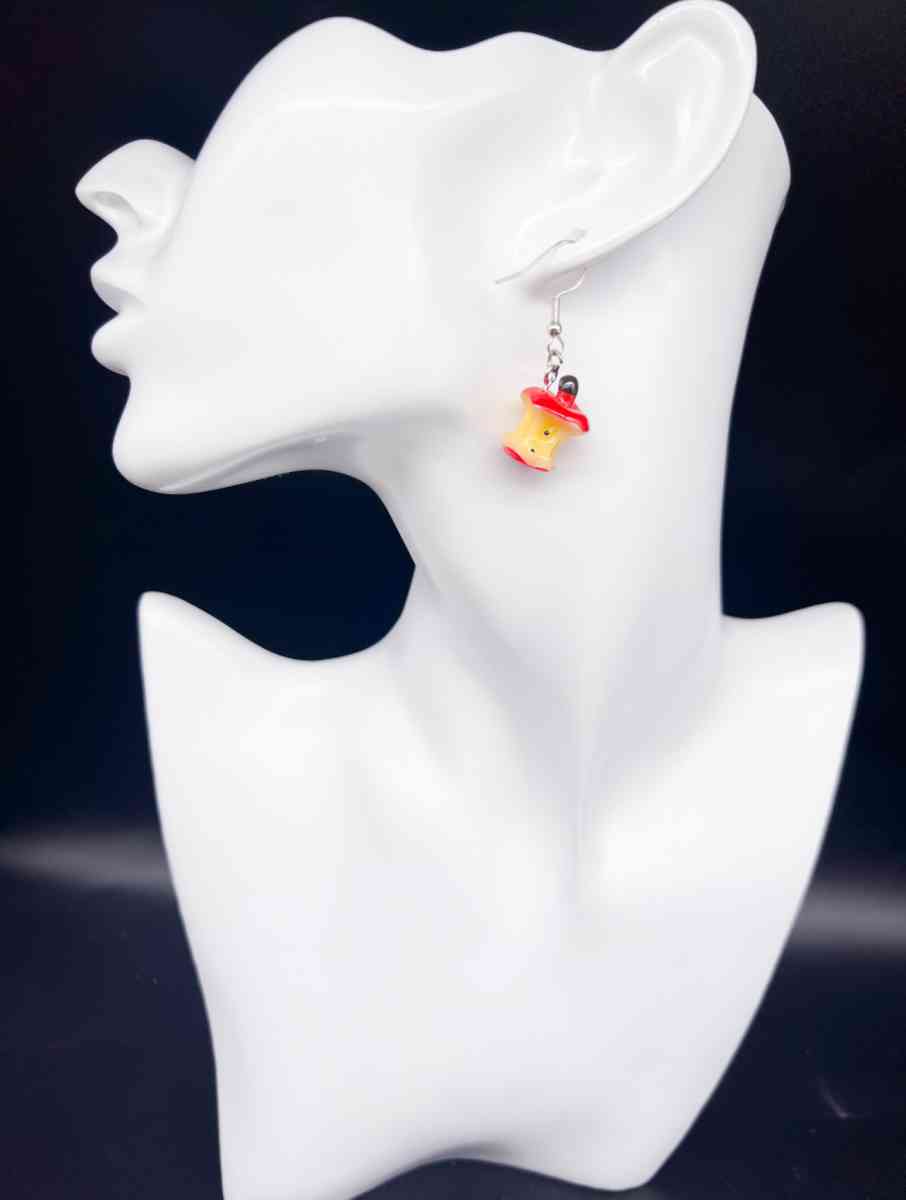Cute Apple Core Earrings - Houston, Texas