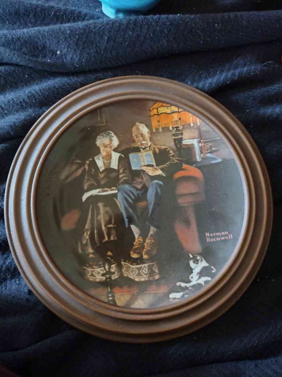 Norman Rockwell plates - Mansfield, Ohio - FleaMarketBay