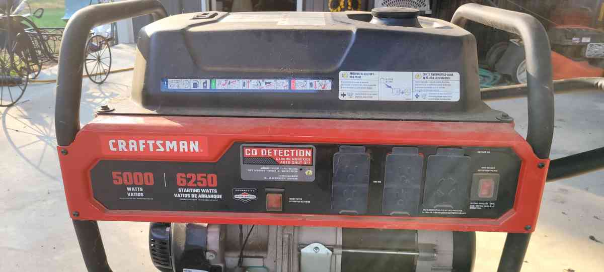 30 watt 5000 generator craftsman - Marquez, Texas