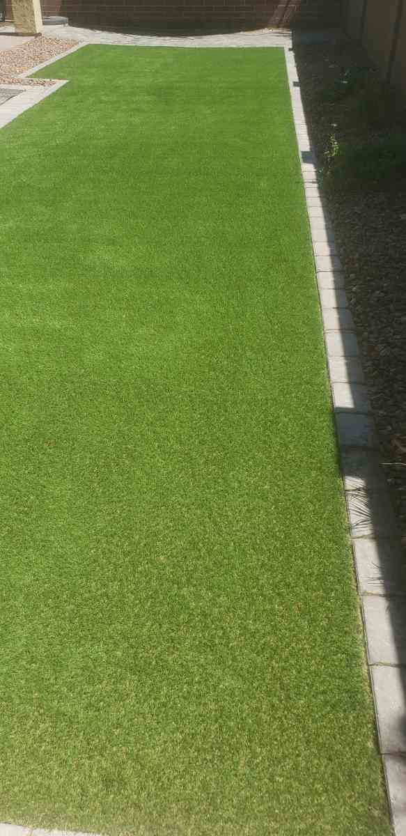 instalation Pavers Grass Travertine - Alpine, Arizona - FleaMarketBay