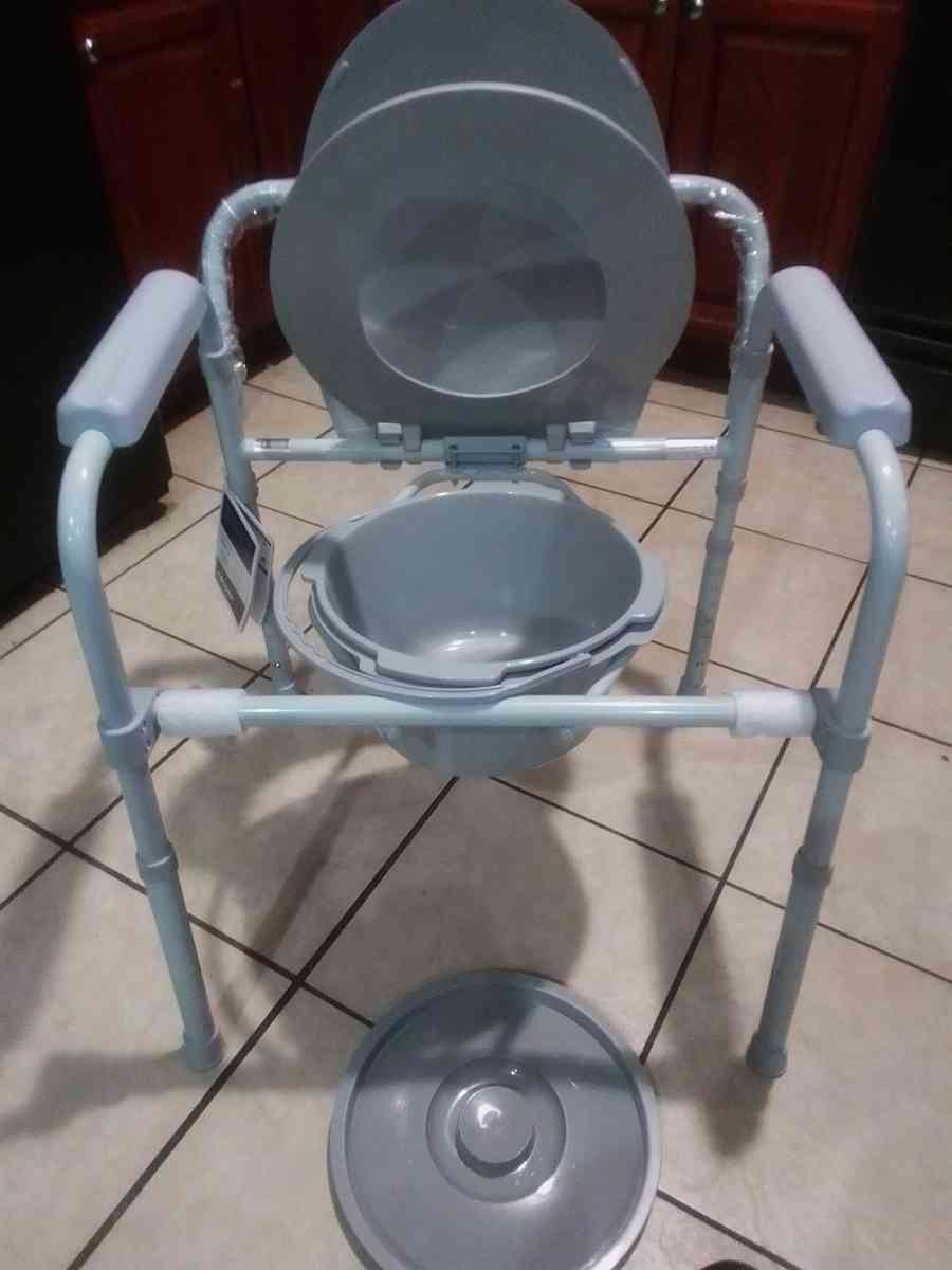 Drive portable folding Steel Commode New - Alameda, California - FleaMarketBay