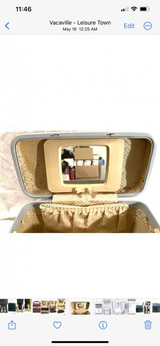 Mint  antique Samsonite make up hard case - Vacaville, California - FleaMarketBay